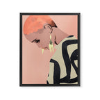 Girl Portrait 29 Framed Canvas Print Gallery Image 6