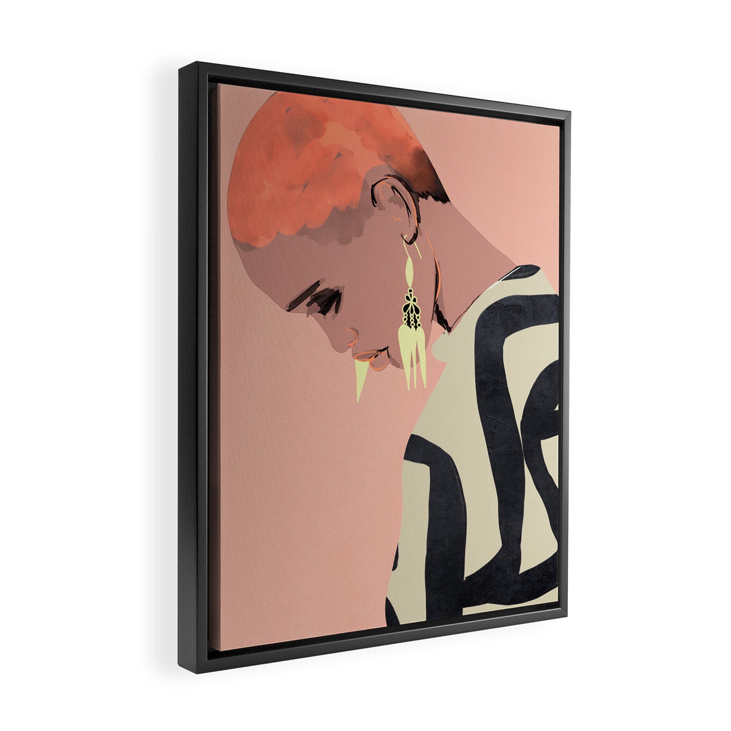 Girl Portrait 29 Framed Canvas Print Gallery Image 2