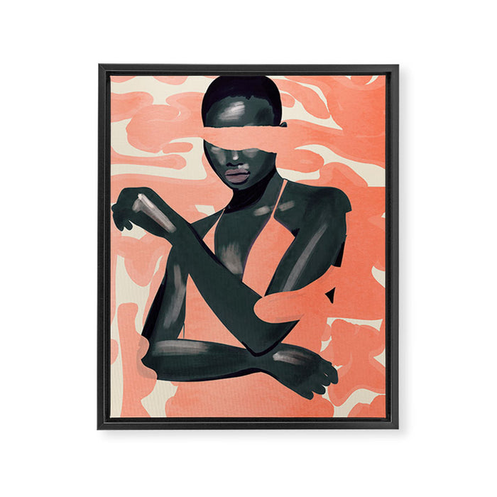Girl Portrait 30 Framed Canvas Print Gallery Image 1