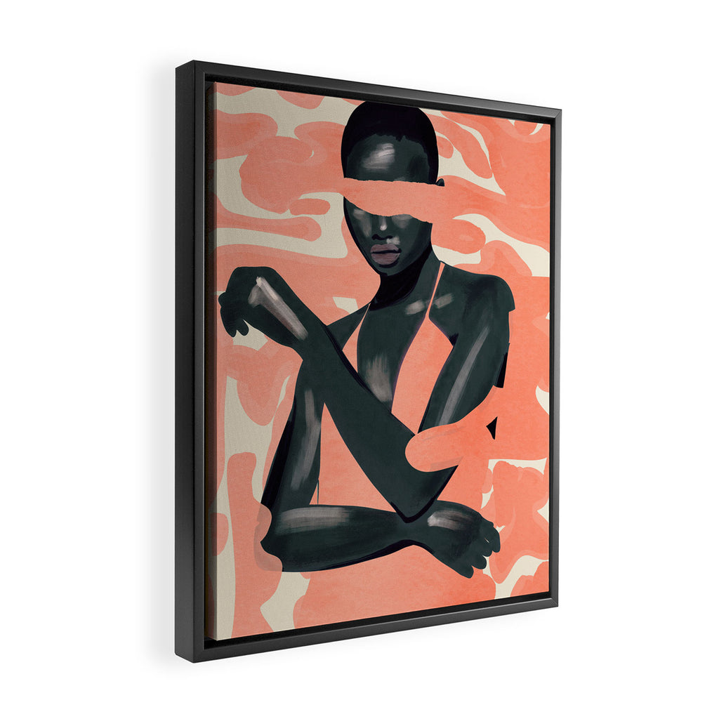 Girl Portrait 30 Framed Canvas Print Gallery Image 2
