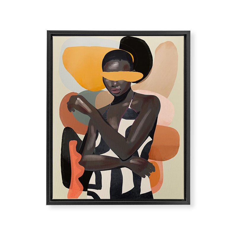 Girl Portrait 31 Framed Canvas Print Gallery Image 6