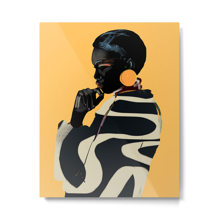 Girl Portrait 32 Metal Print Gallery Image 1