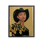 Girl Portrait 34 Framed Canvas Print Gallery Image 6