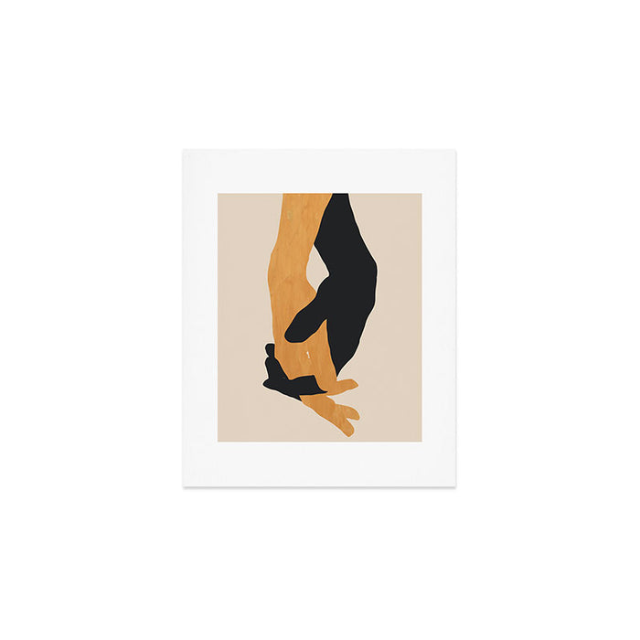 Holding Hands 2 Art Print Gallery Image 1