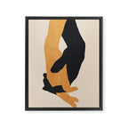 Holding Hands 2 Framed Canvas Print Gallery Image 6