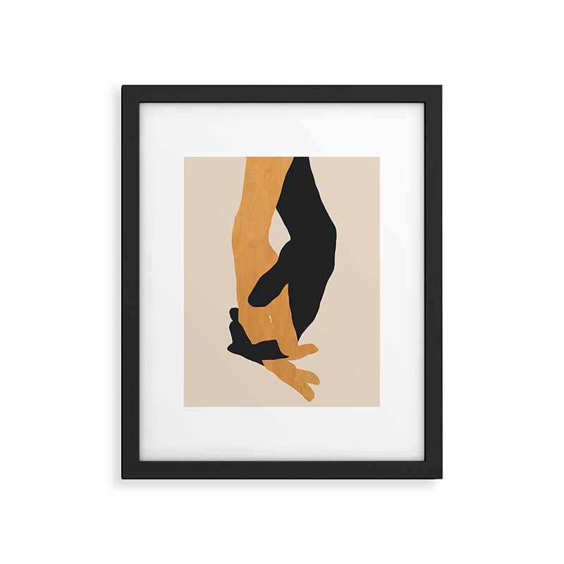 Holding Hands 2 Framed Art Print Gallery Image 5