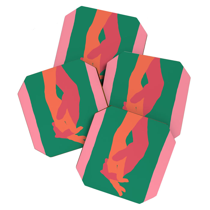 Holding Hands 3 Coaster Gallery Image 1