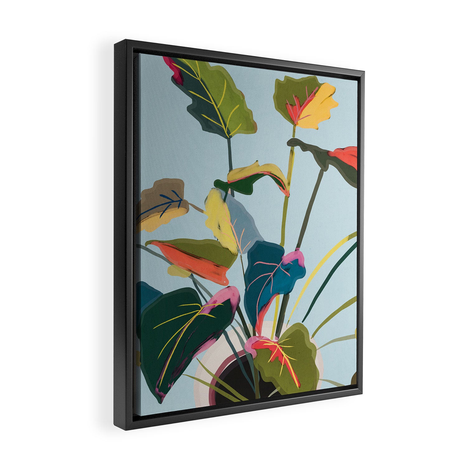 House Plant 8 Framed Canvas Print Gallery Image 2