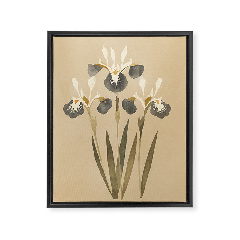 Irises 2 Framed Canvas Print Gallery Image 6