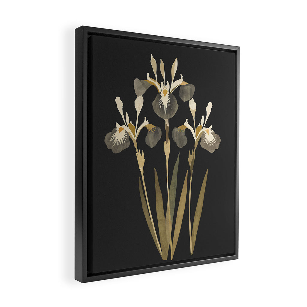 Irises Framed Canvas Print Gallery Image 2