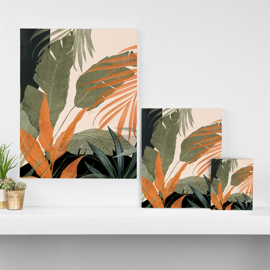 Jungle Abstract 10 Canvas Print Gallery Image 3