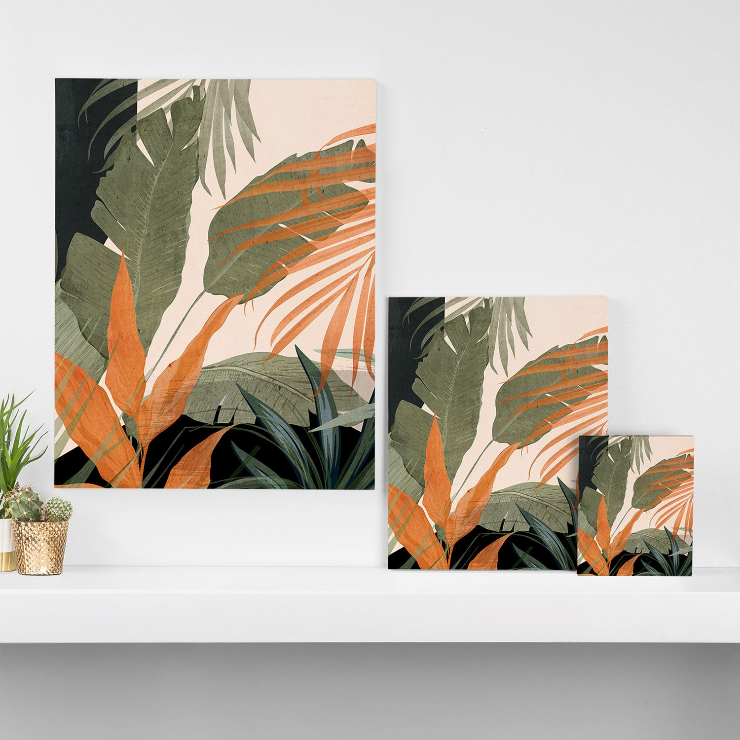 Jungle Abstract 10 Canvas Print Gallery Image 3