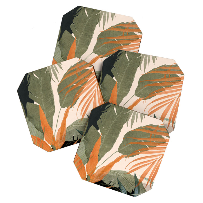 Jungle Abstract 10 Coaster Gallery Image 1