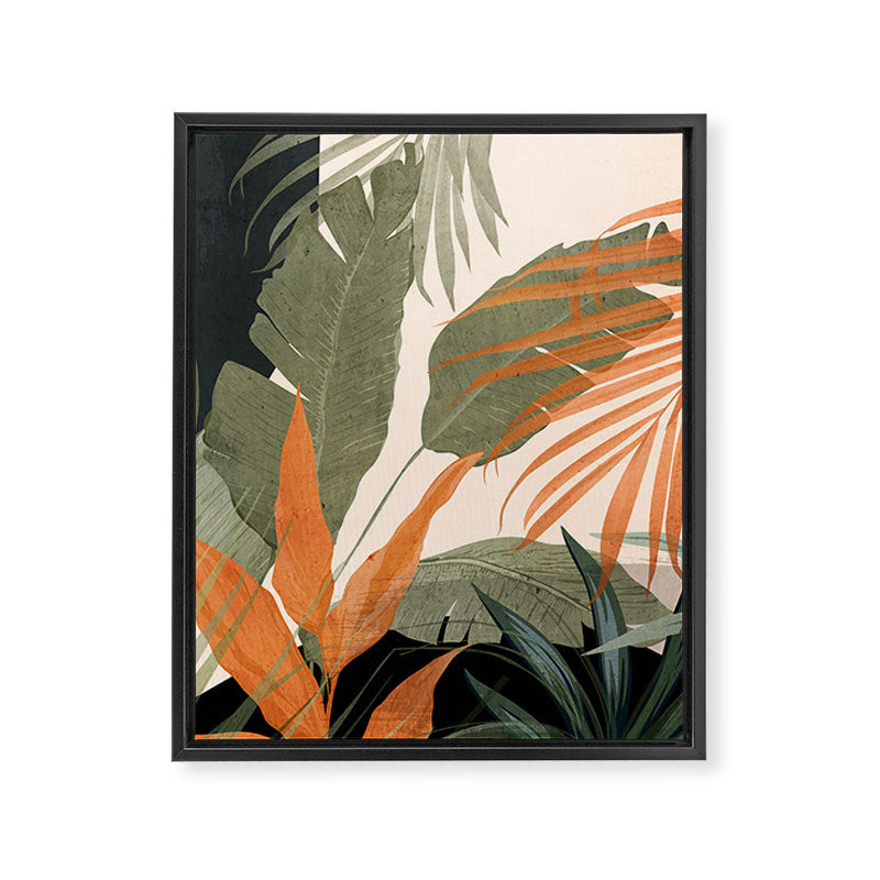 Jungle Abstract 10 Framed Canvas Print Gallery Image 6