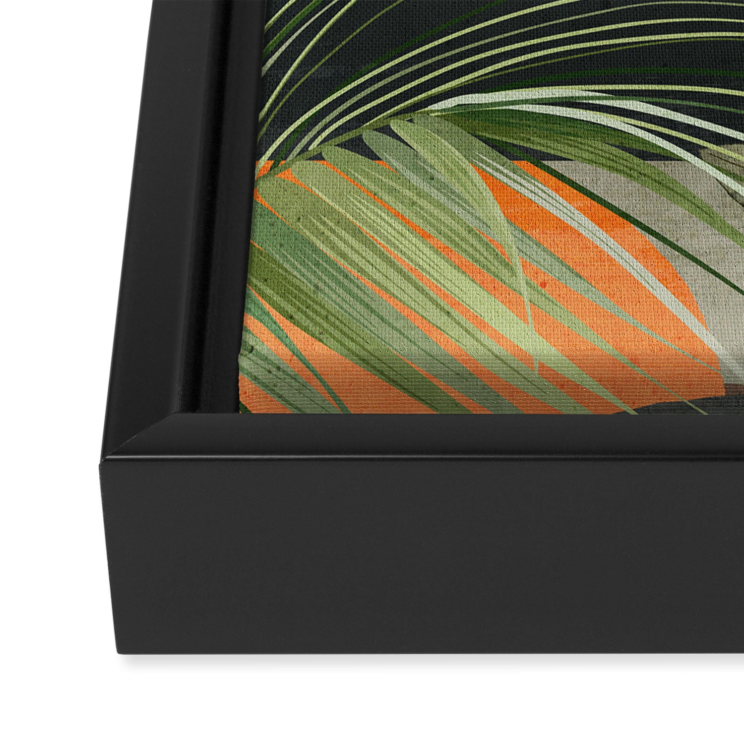 Jungle Abstract 11 Framed Canvas Print Gallery Image 3