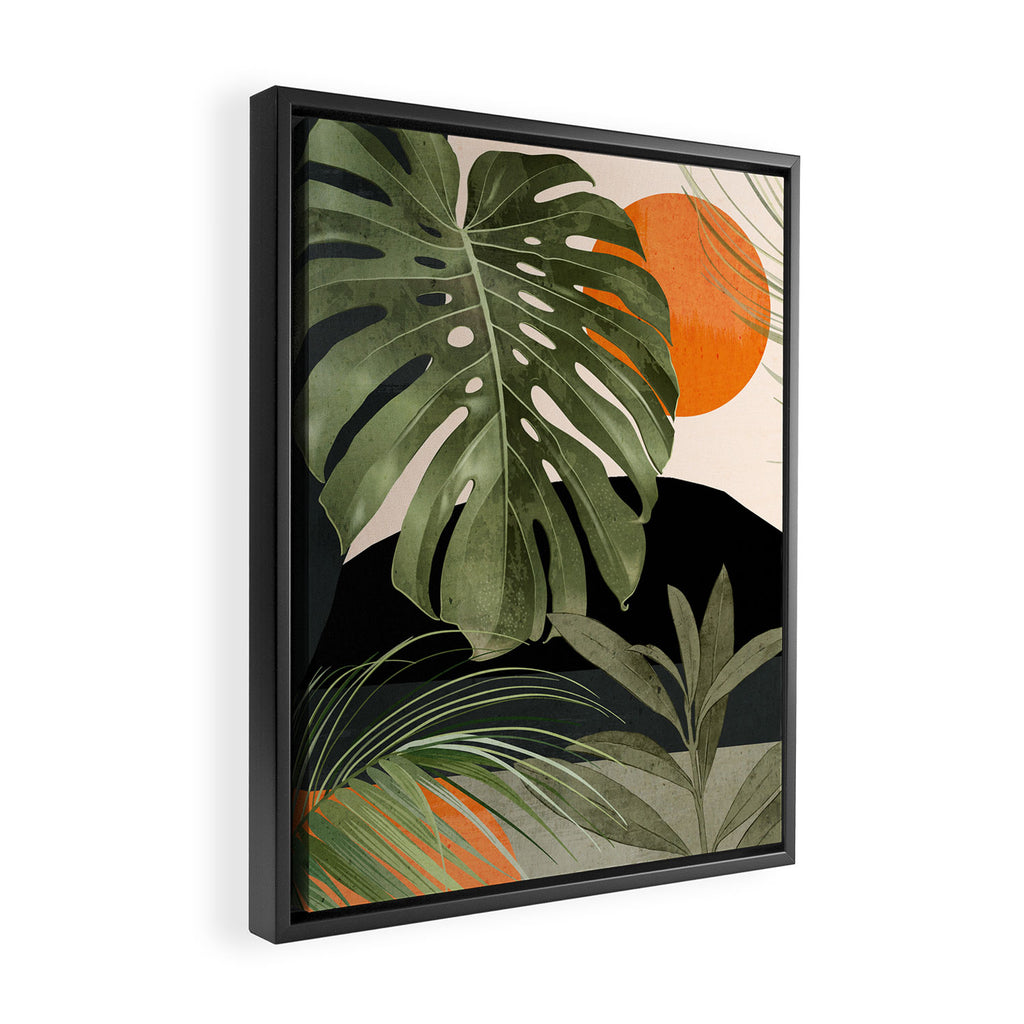 Jungle Abstract 11 Framed Canvas Print Gallery Image 2