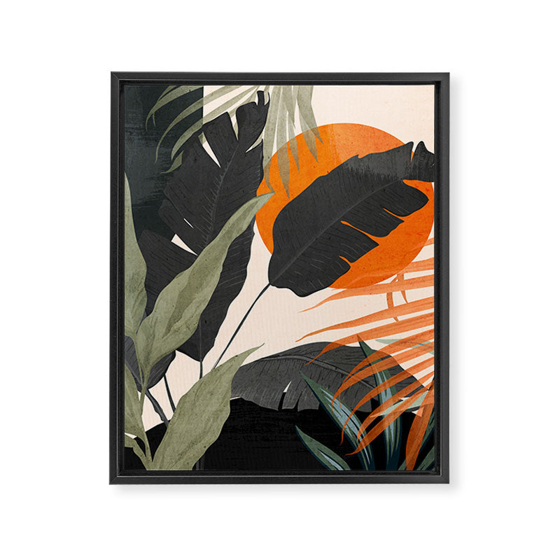 Jungle Abstract 12 Framed Canvas Print Gallery Image 6