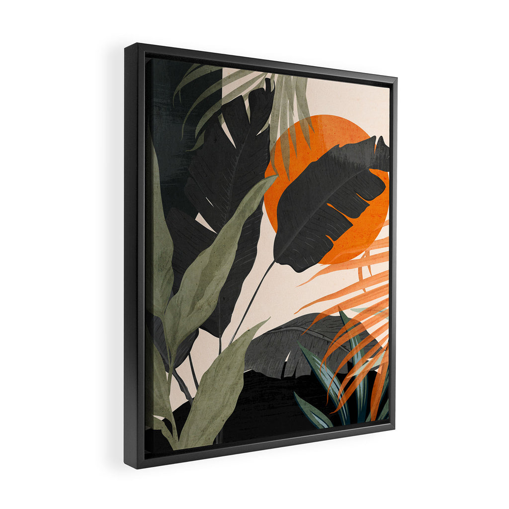 Jungle Abstract 12 Framed Canvas Print Gallery Image 2
