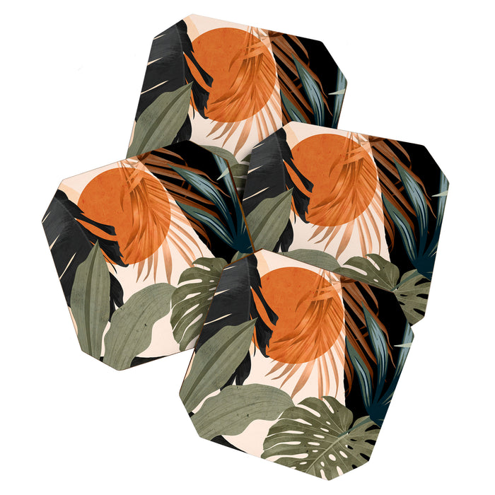 Jungle Abstract 14 Coaster Gallery Image 1