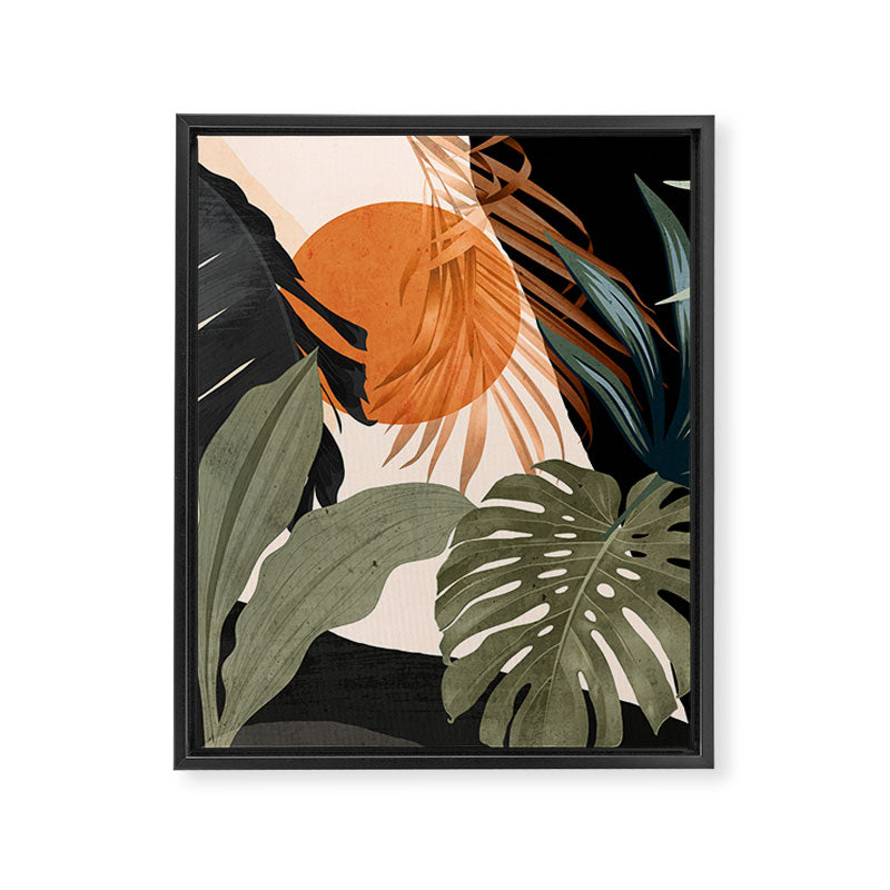 Jungle Abstract 14 Framed Canvas Print Gallery Image 6