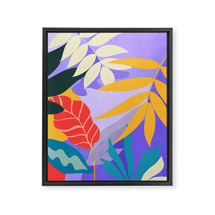 Jungle Abstract 17 Framed Canvas Print Gallery Image 1