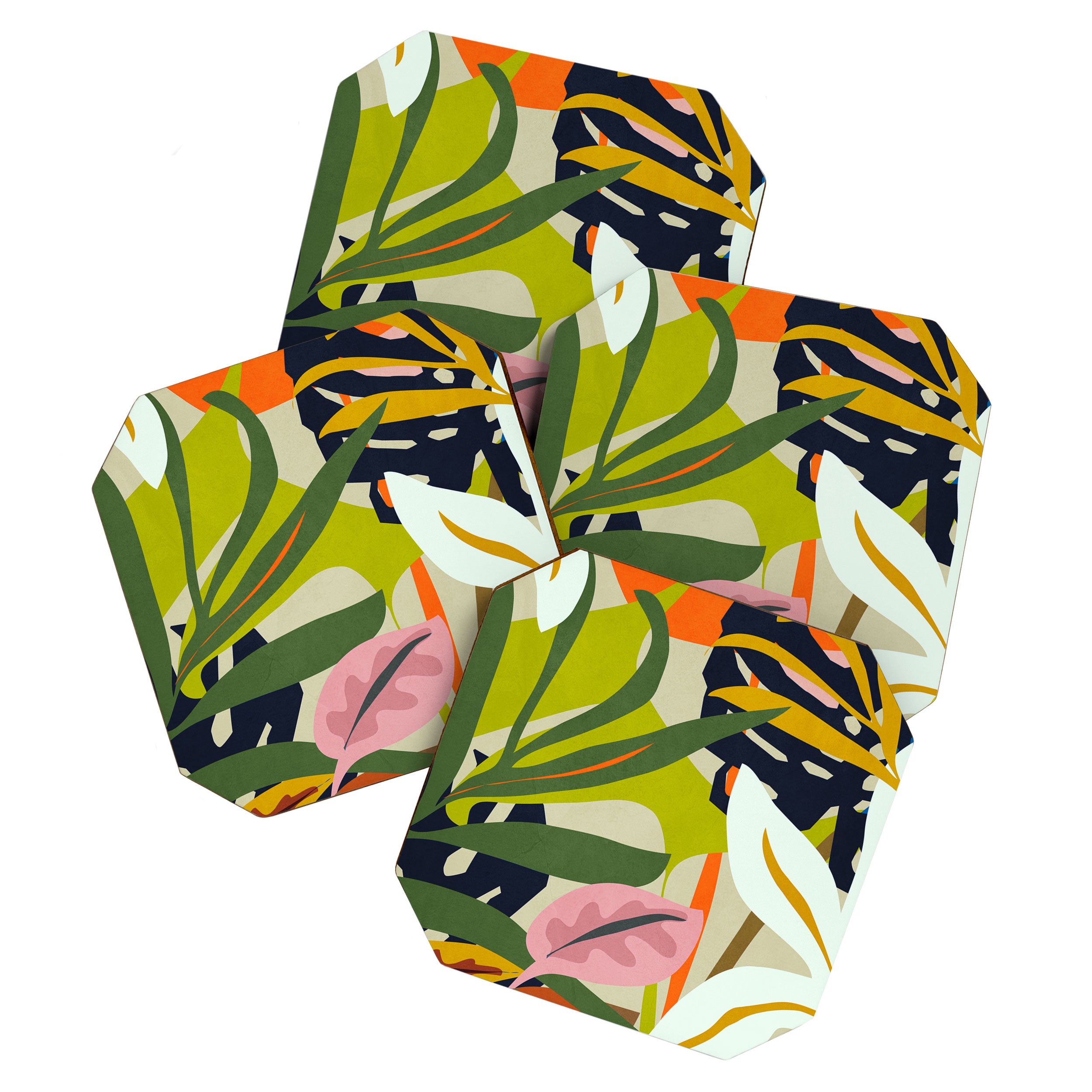 Jungle Abstract 2 Coaster Gallery Image 1