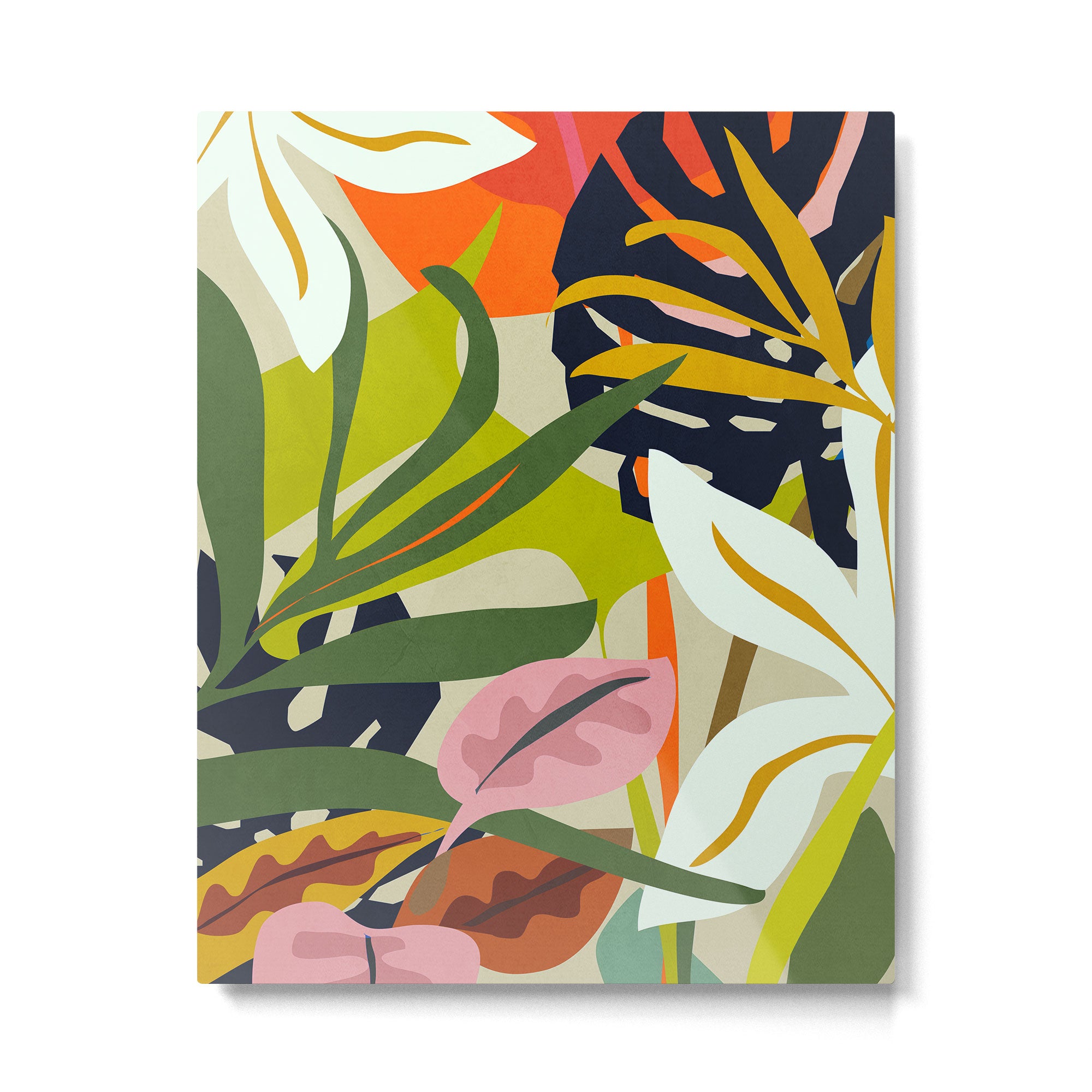 Jungle Abstract 2 Metal Print Gallery Image 4