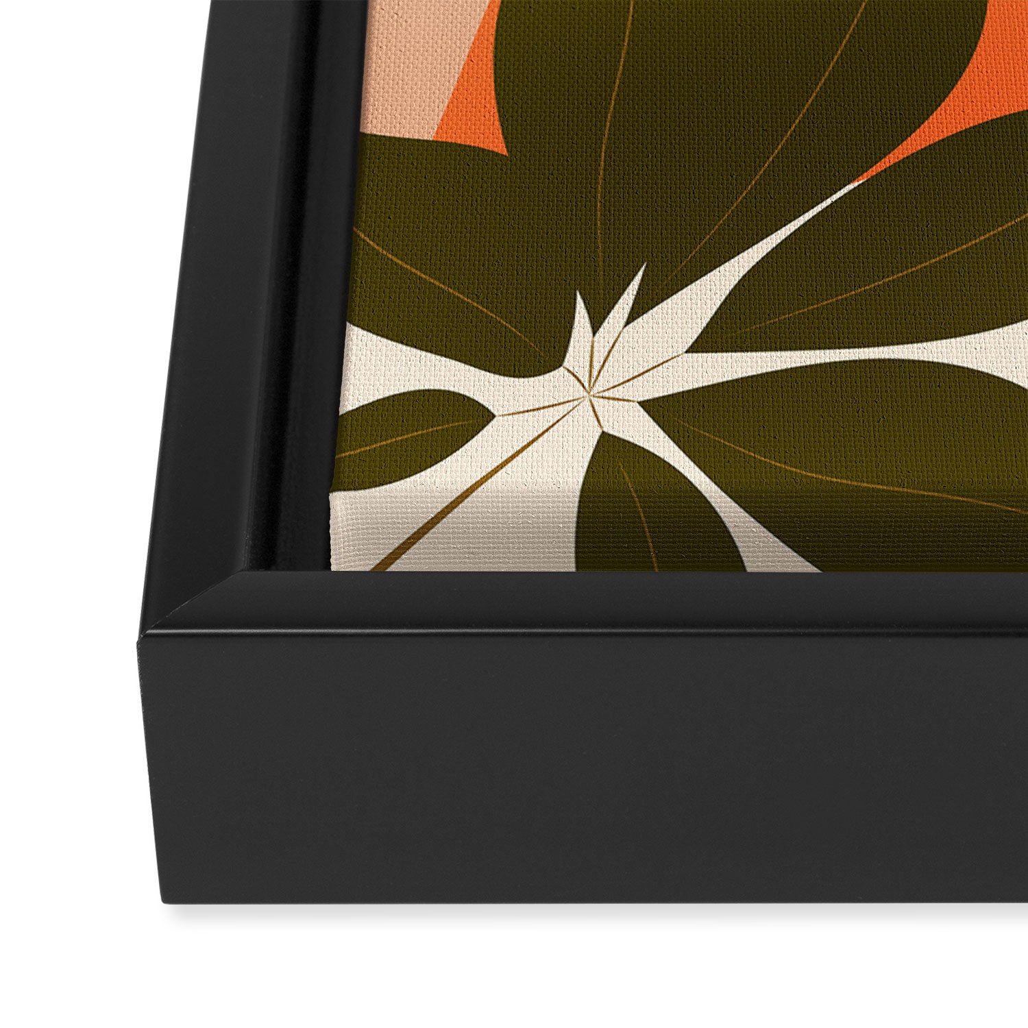 Jungle Abstract 22 Framed Canvas Print Gallery Image 3