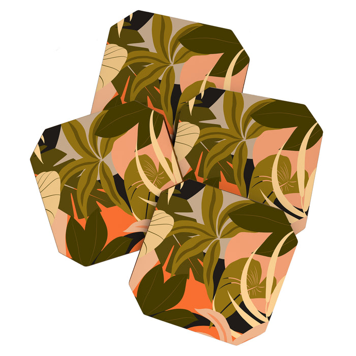 Jungle Abstract 23 Coaster Gallery Image 1