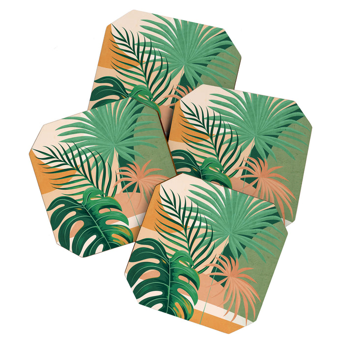 Jungle Abstract 3 Coaster Gallery Image 1