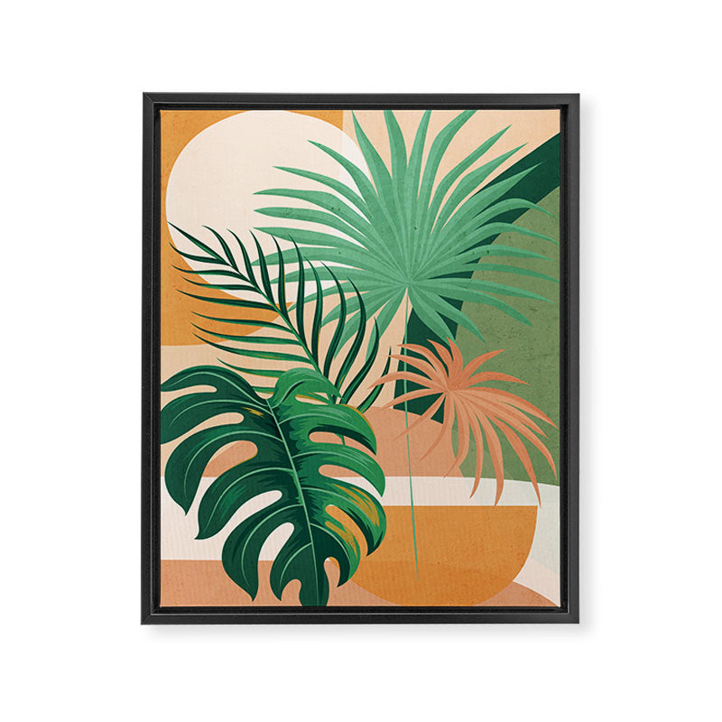 Jungle Abstract 3 Framed Canvas Print Gallery Image 6