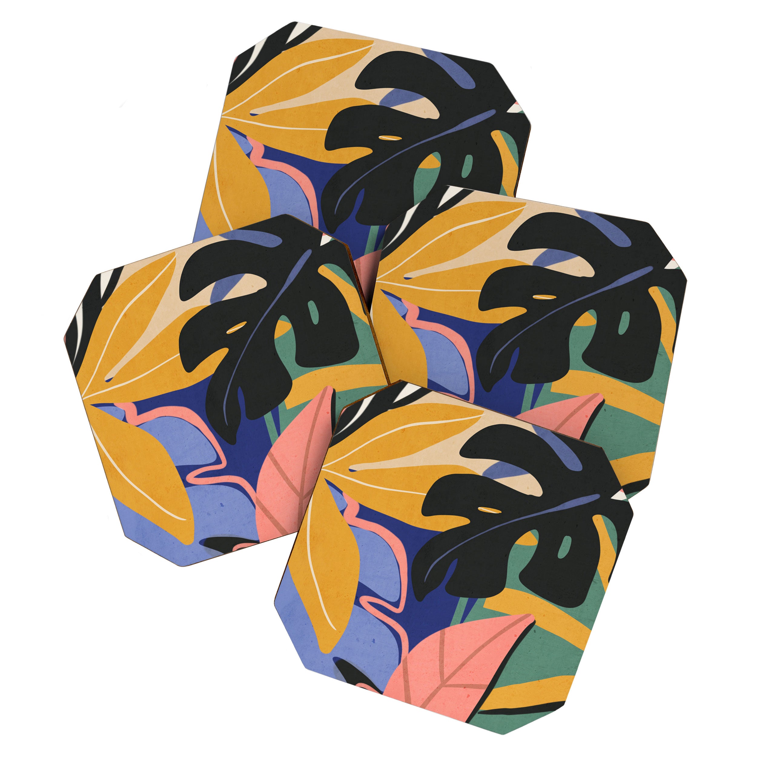 Jungle Abstract 7 Coaster Gallery Image 1
