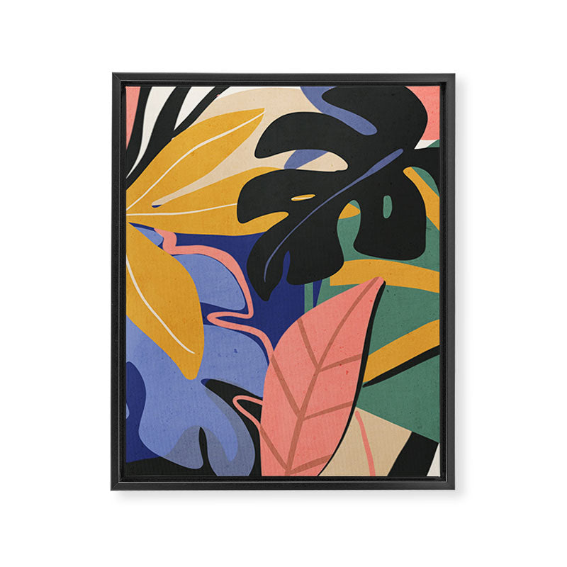 Jungle Abstract 7 Framed Canvas Print Gallery Image 6