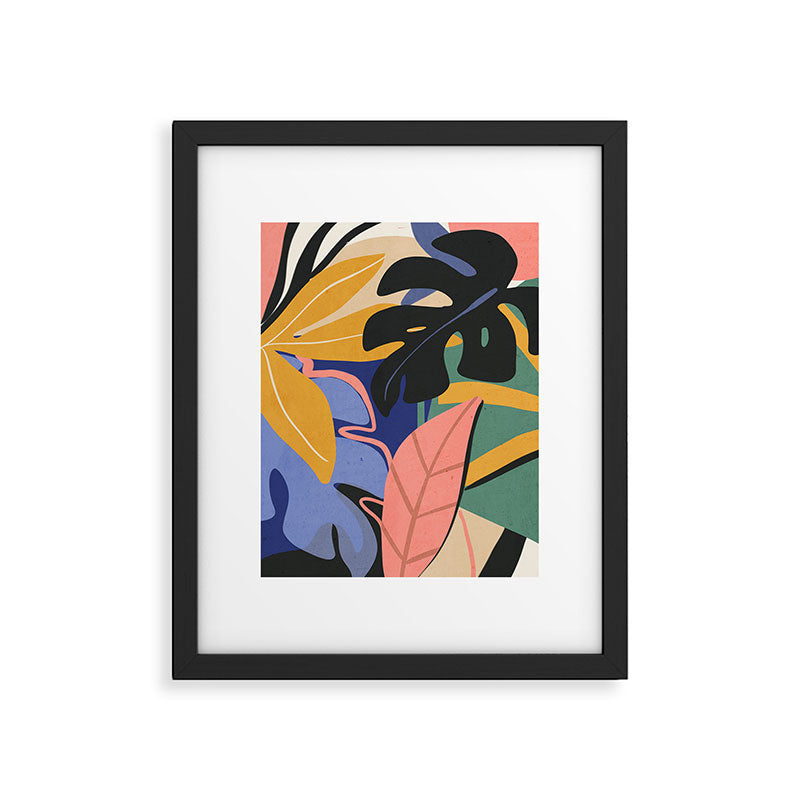 Jungle Abstract 7 Framed Art Print Gallery Image 5