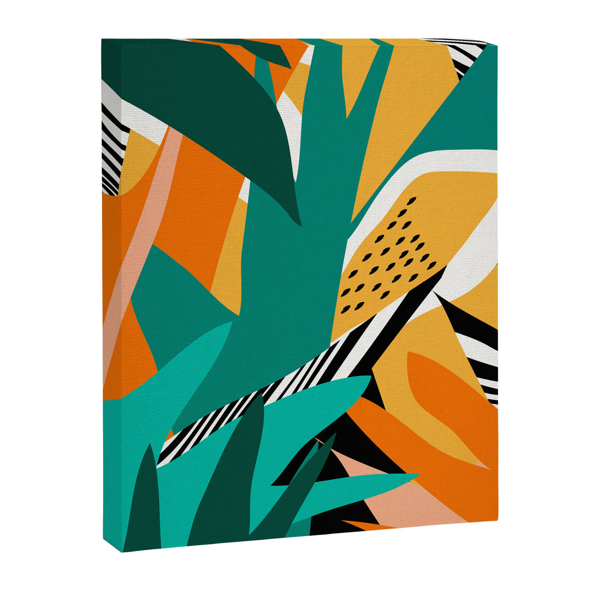 Jungle Abstract Canvas Print Gallery Image 6