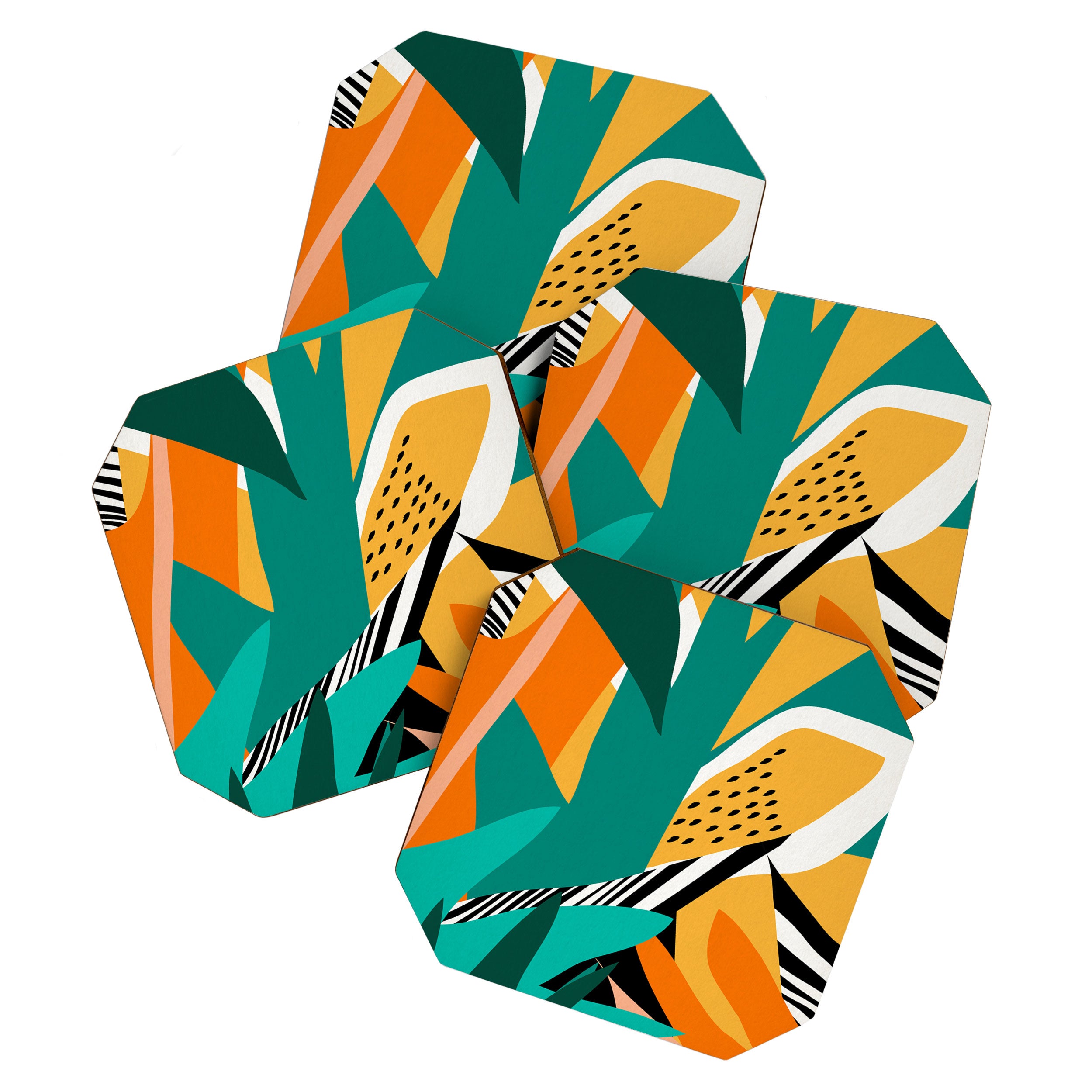 Jungle Abstract Coaster Gallery Image 1