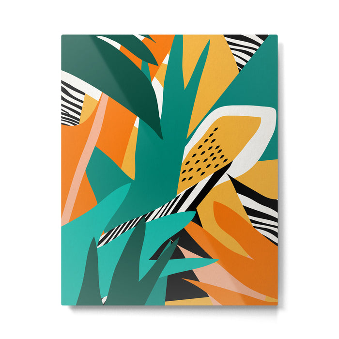 Jungle Abstract Metal Print Gallery Image 1