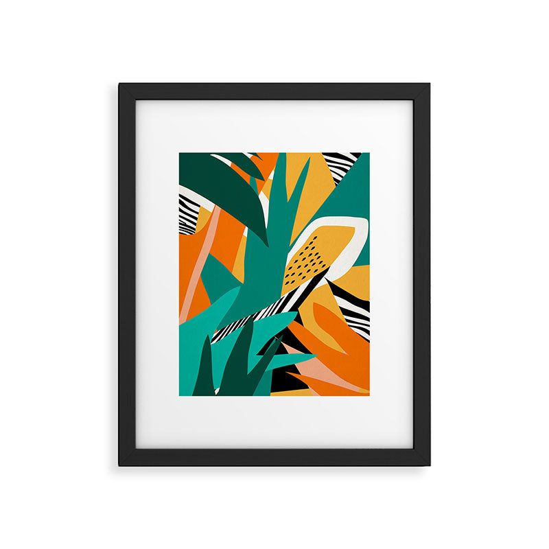 Jungle Abstract Framed Art Print Gallery Image 5