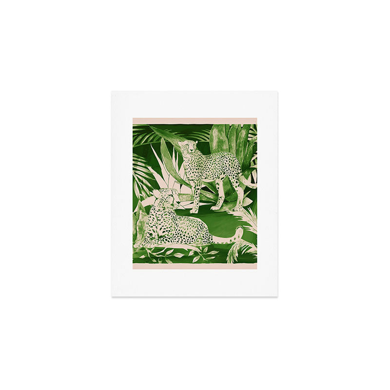 Jungle Cheetahs 5 Art Print Gallery Image 1
