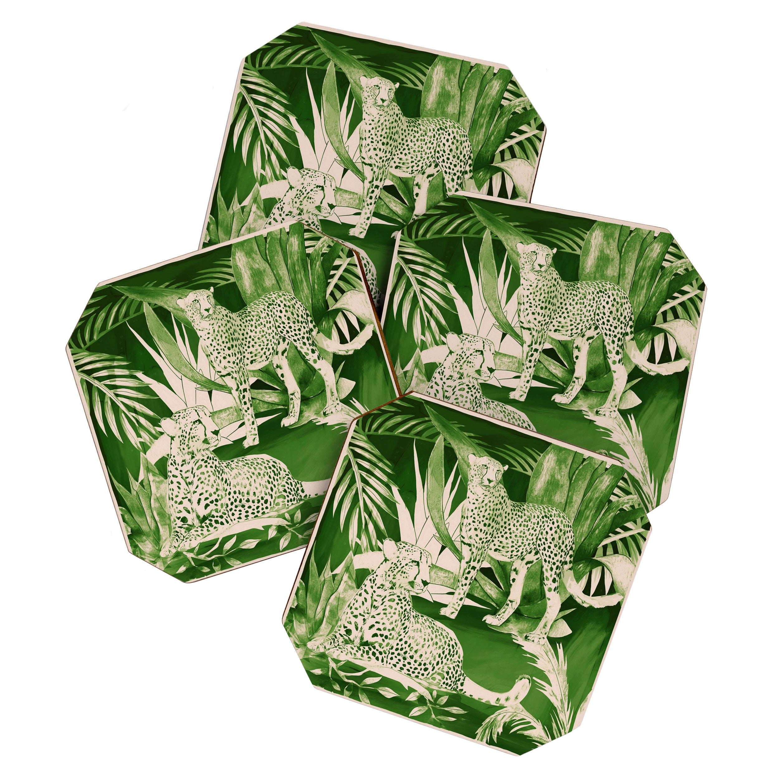 Jungle Cheetahs 5 Coaster Gallery Image 1
