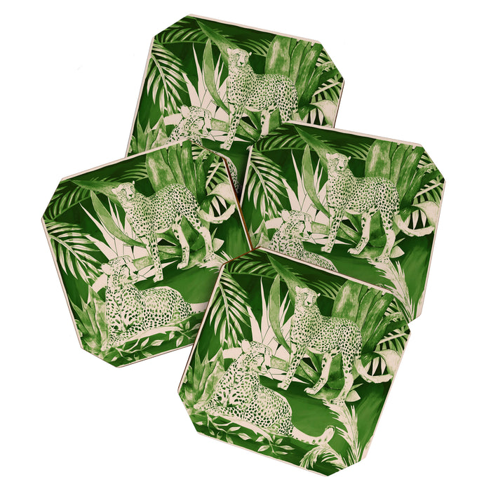 Jungle Cheetahs 5 Coaster Gallery Image 1