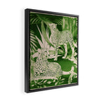 Jungle Cheetahs 5 Framed Canvas Print Gallery Image 2