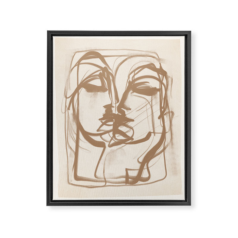 Kiss 3 Framed Canvas Print Gallery Image 6