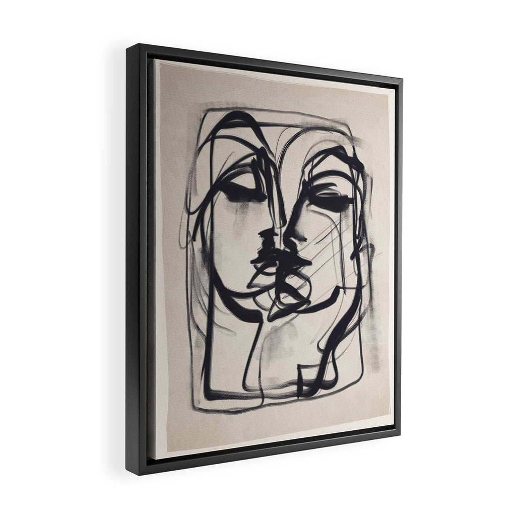 Kiss 5 Framed Canvas Print Gallery Image 2