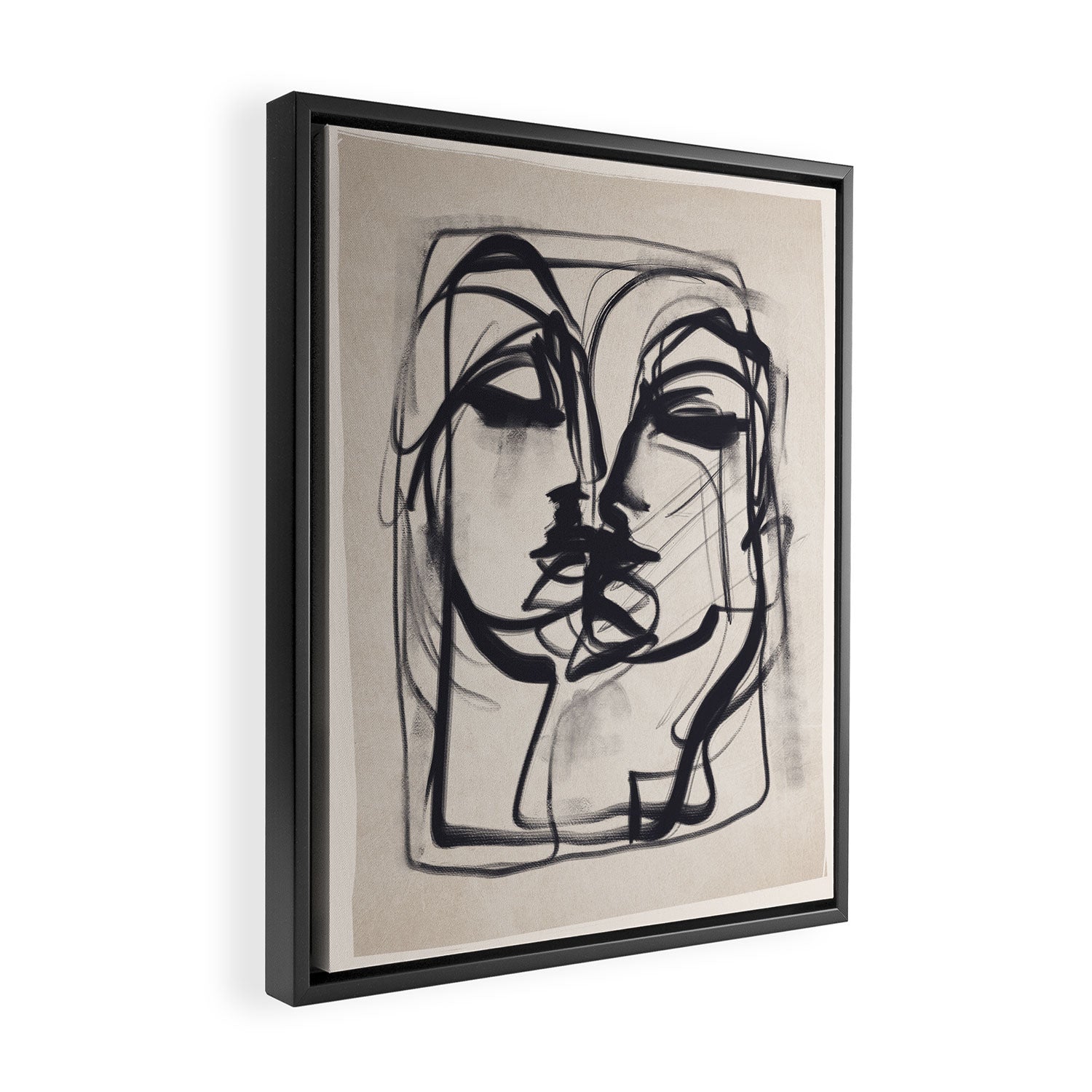 Kiss 5 Framed Canvas Print Gallery Image 2