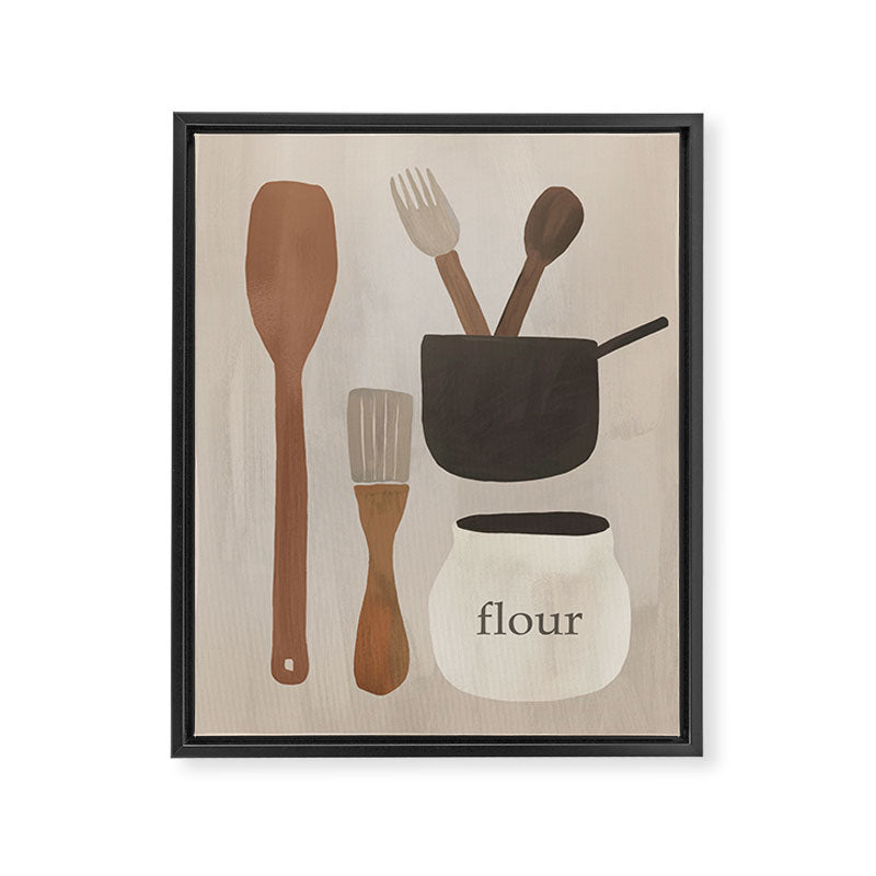 Kitchen Still Life I Framed Canvas Print Gallery Image 8