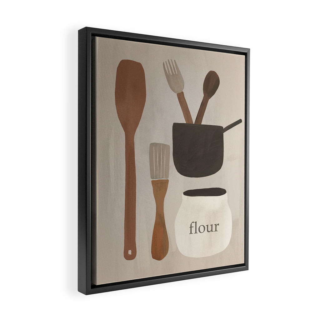 Kitchen Still Life I Framed Canvas Print Gallery Image 2