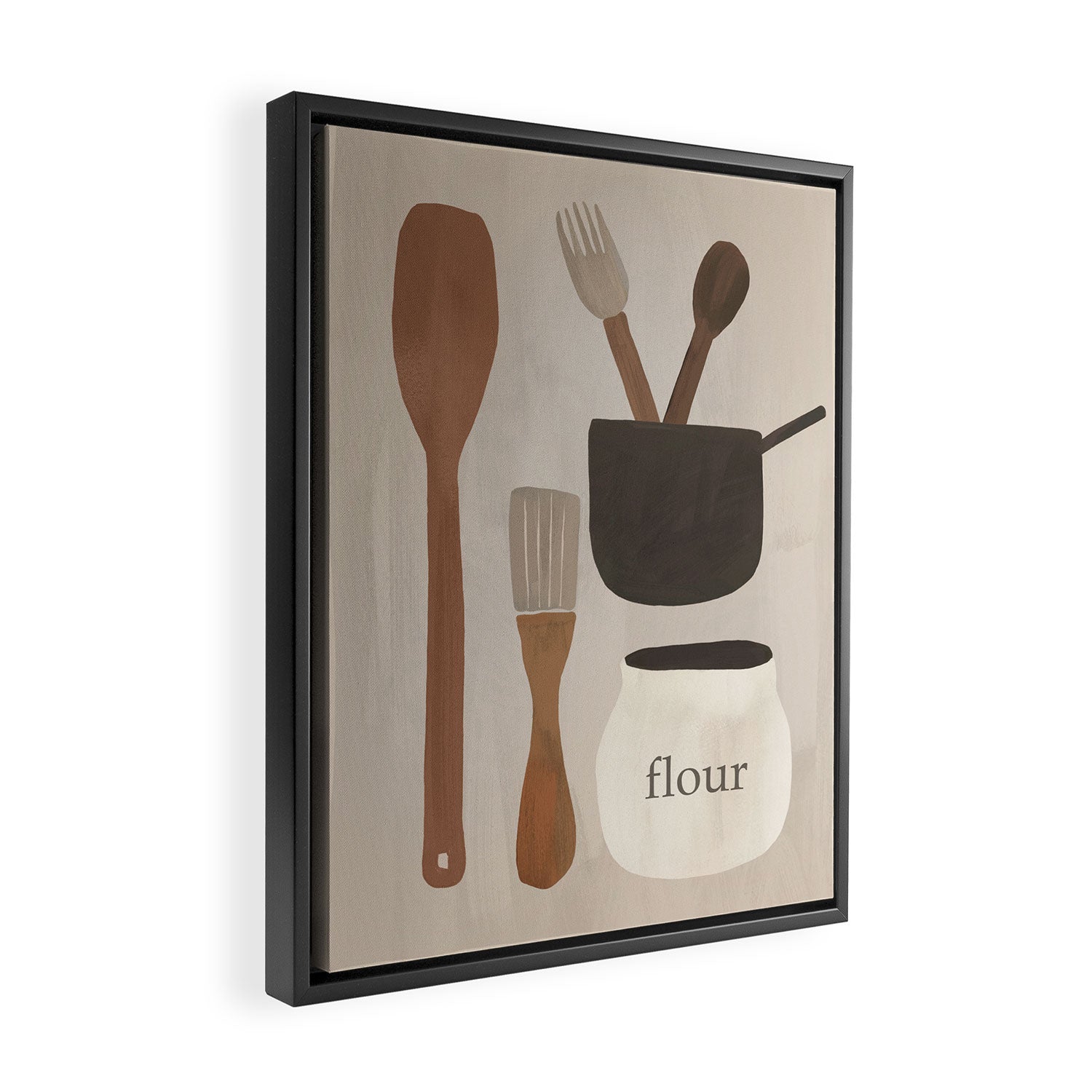Kitchen Still Life I Framed Canvas Print Gallery Image 2