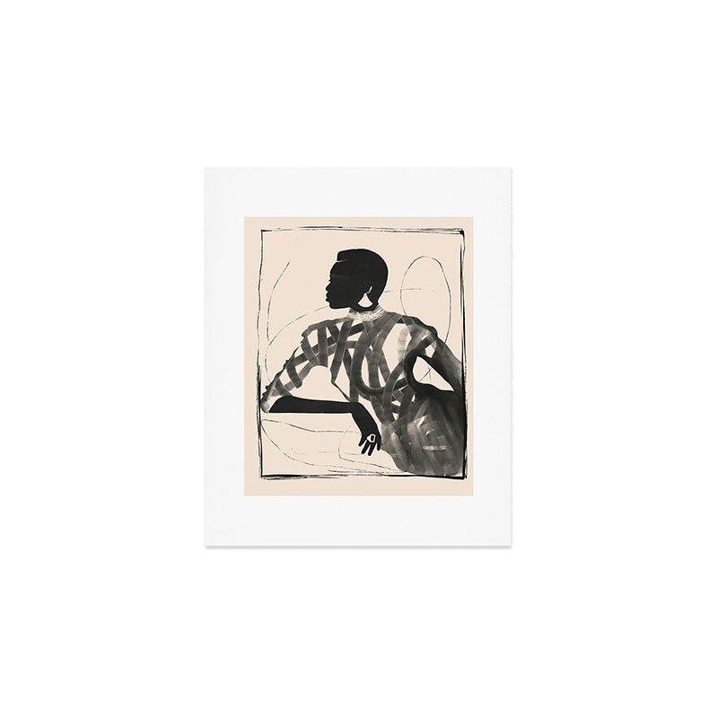 Lady Portrait Art Print