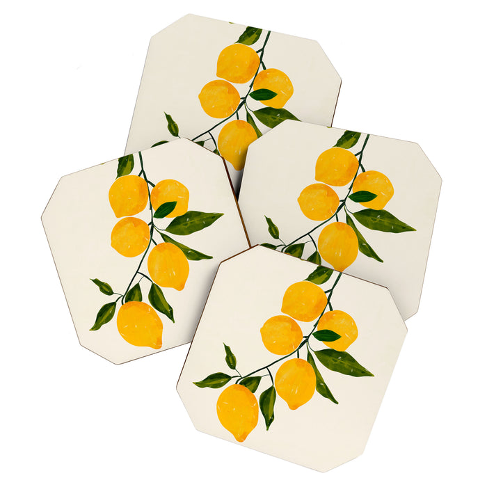 Lemon 3 Coaster Gallery Image 1